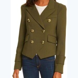 Smythe Pagoda Cadet Blazer Size 4 in Green